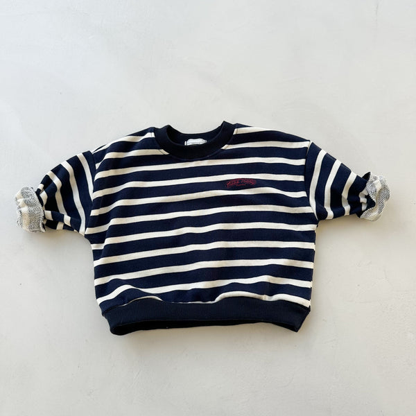 Bebe striped sweater - Navy