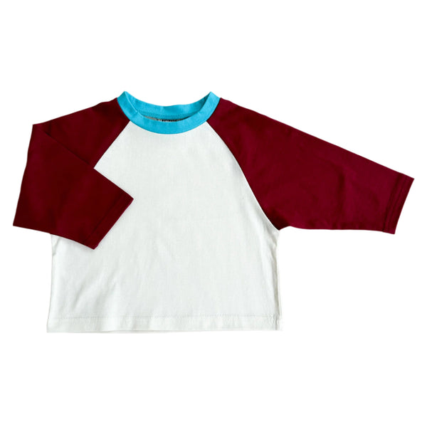Raglan tee - Vintage wine