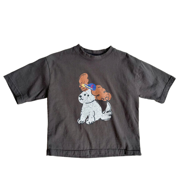 Play puppy tee - Charcoal