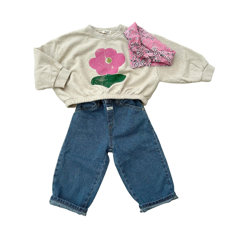 Lily cropped sweater - Oatmeal