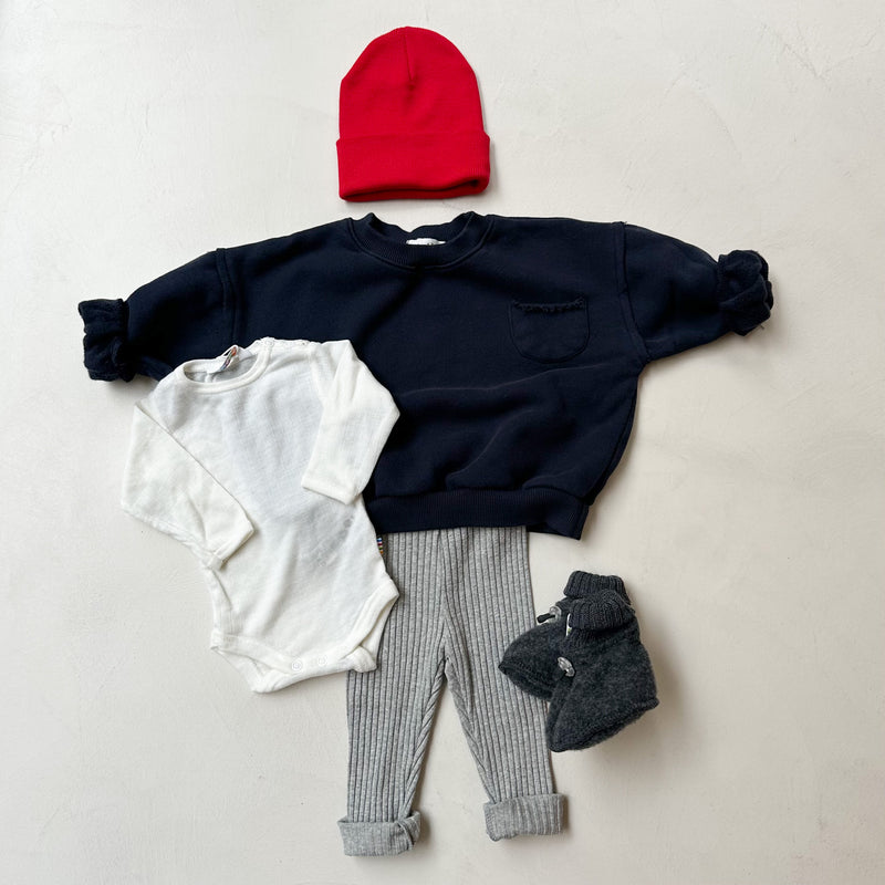 Lou pocket sweatshirt - Navy