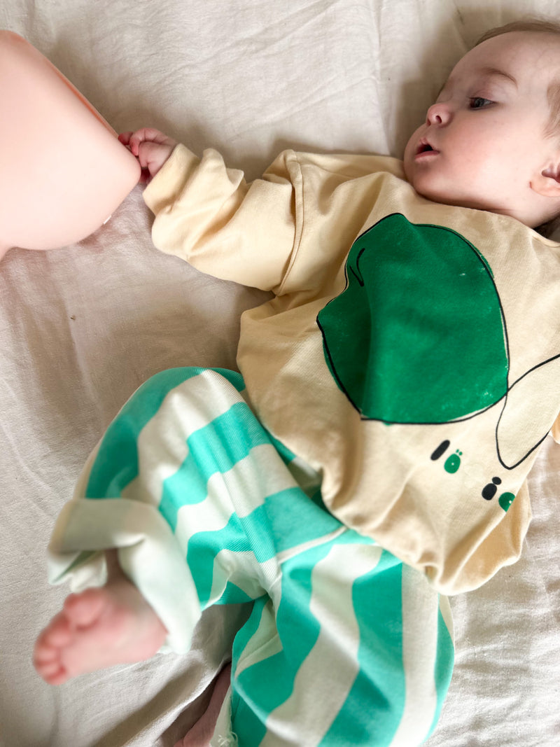 Candi fish baby sweatshirt - Vanilla
