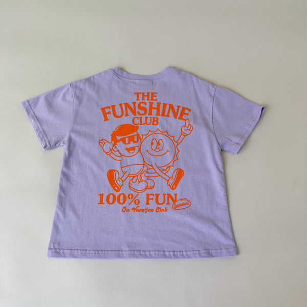 Funshine tee - Lilac