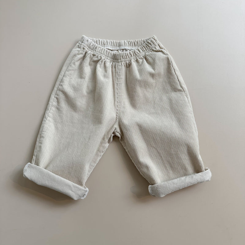 Pie corduroy pants - Cream