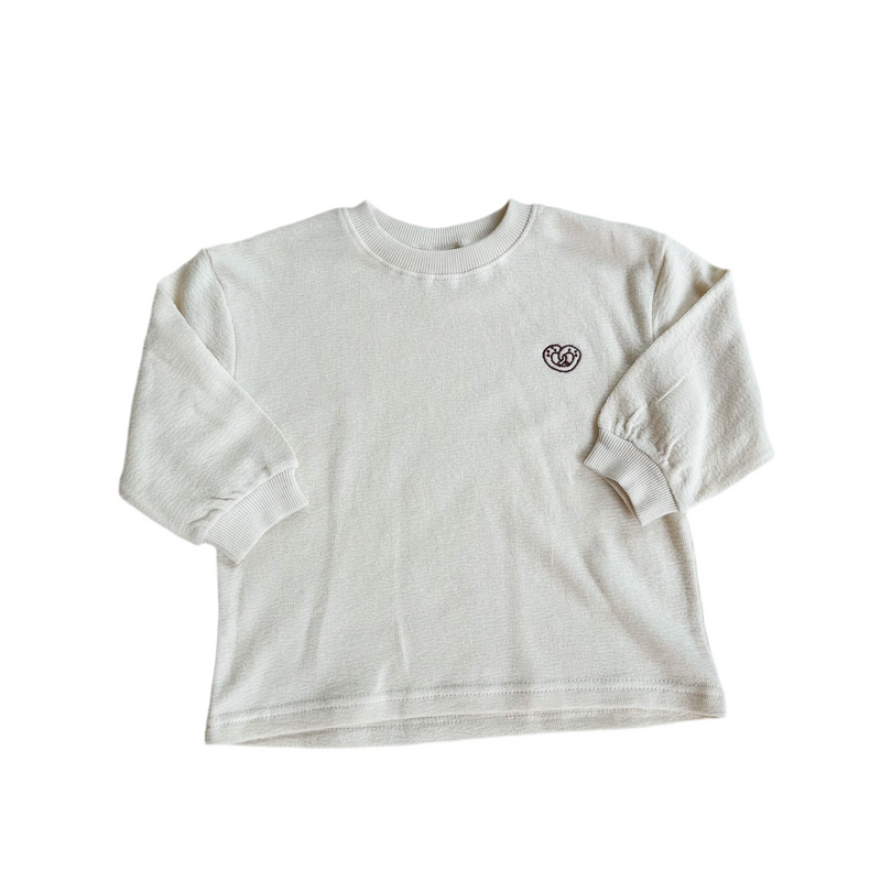 Structured pretzel tee - Cream