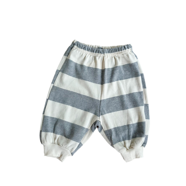 Bebe striped joggers - Grey melange