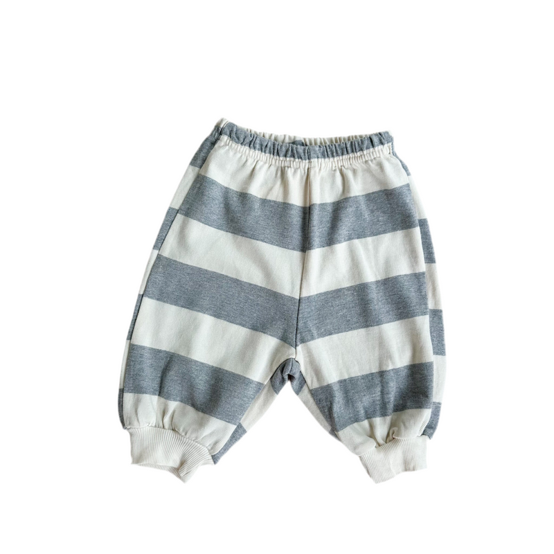 Bebe striped joggers - Grey melange