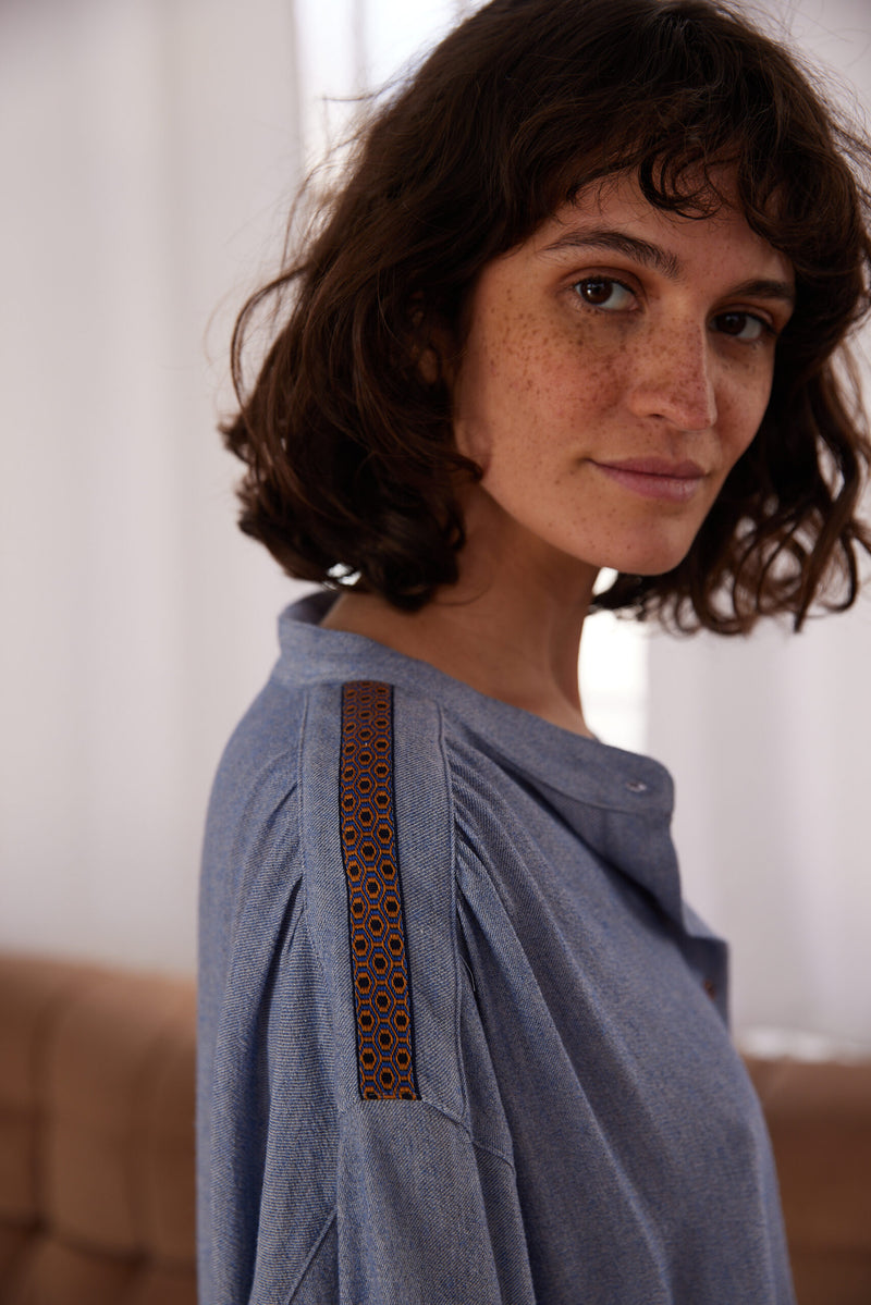 Ella mood shirt - Blue