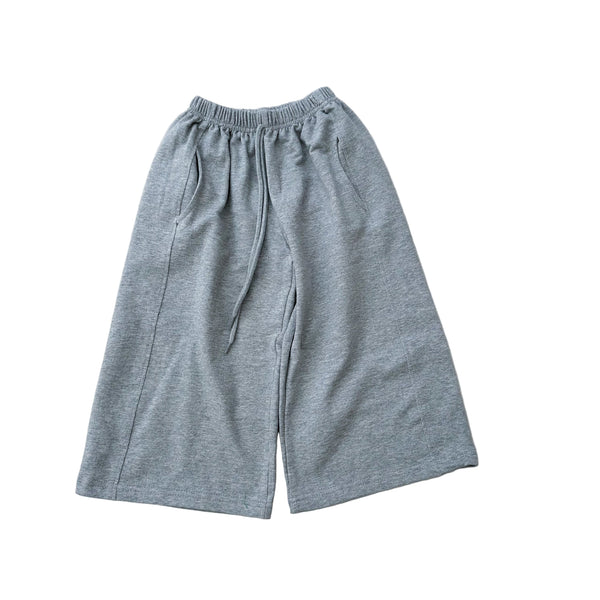 Moment wide jogger pants - Grey melange