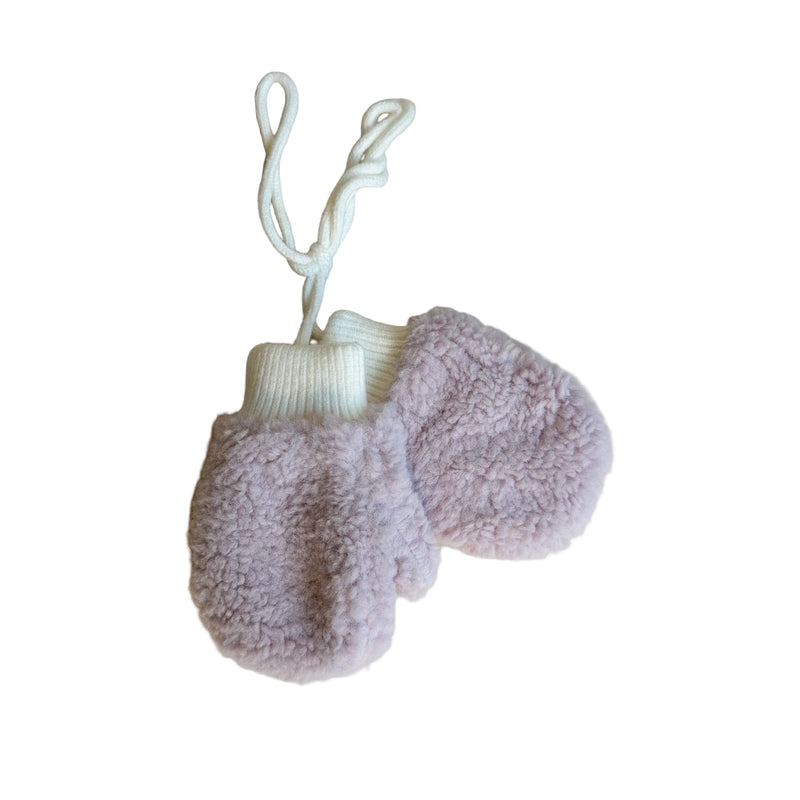Teddy mittens - Lilac