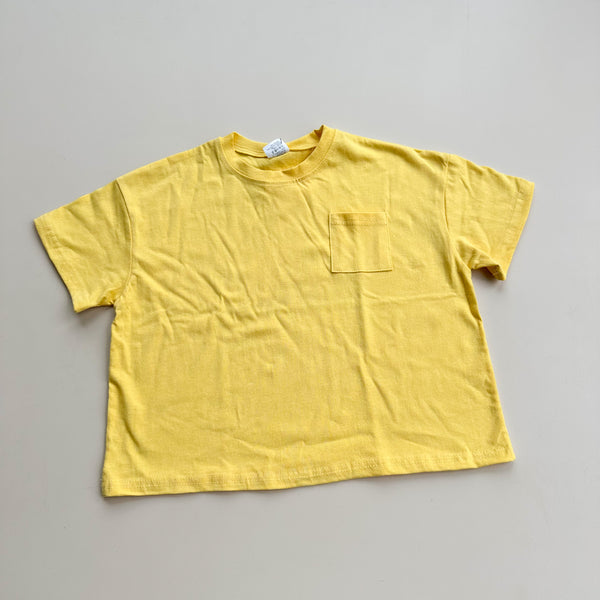 Oversized pocket tee - Yellow