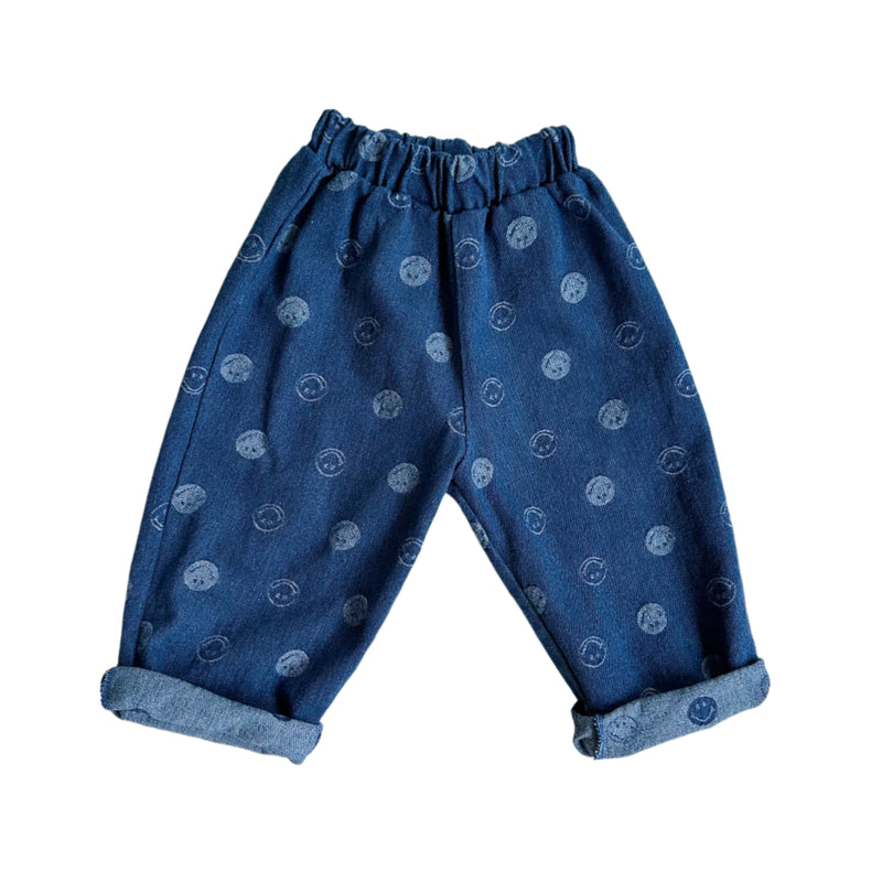 Smile denim pants - Blue