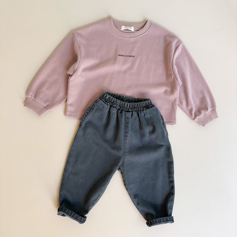 Made studio crop top - Old pink