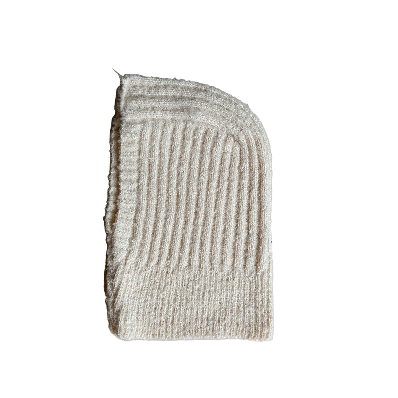Bouclé balaclave - Cream