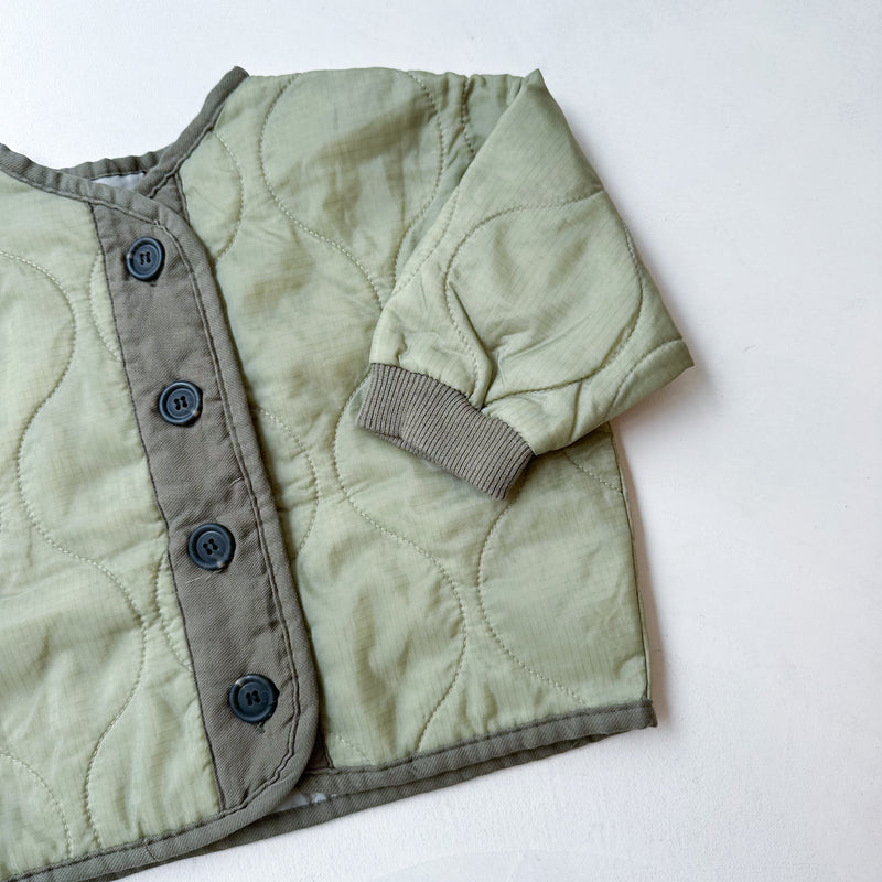 Bebe quilted jacket - Khaki