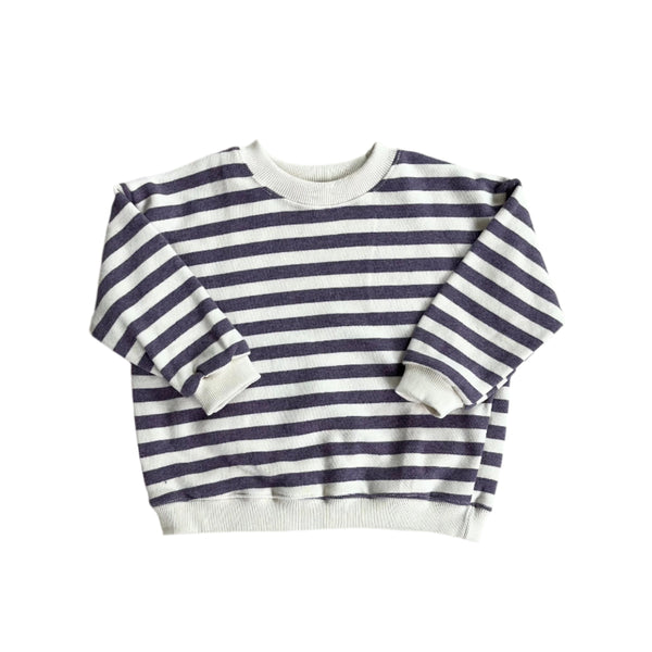 100 Striped sweater - Dusty lavender