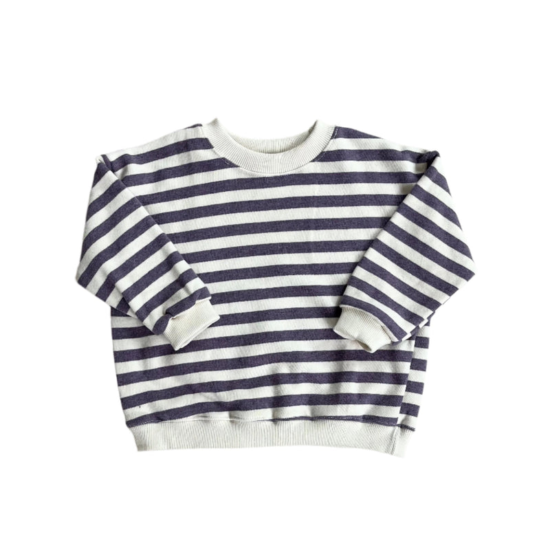 100 Striped sweater - Dusty lavender