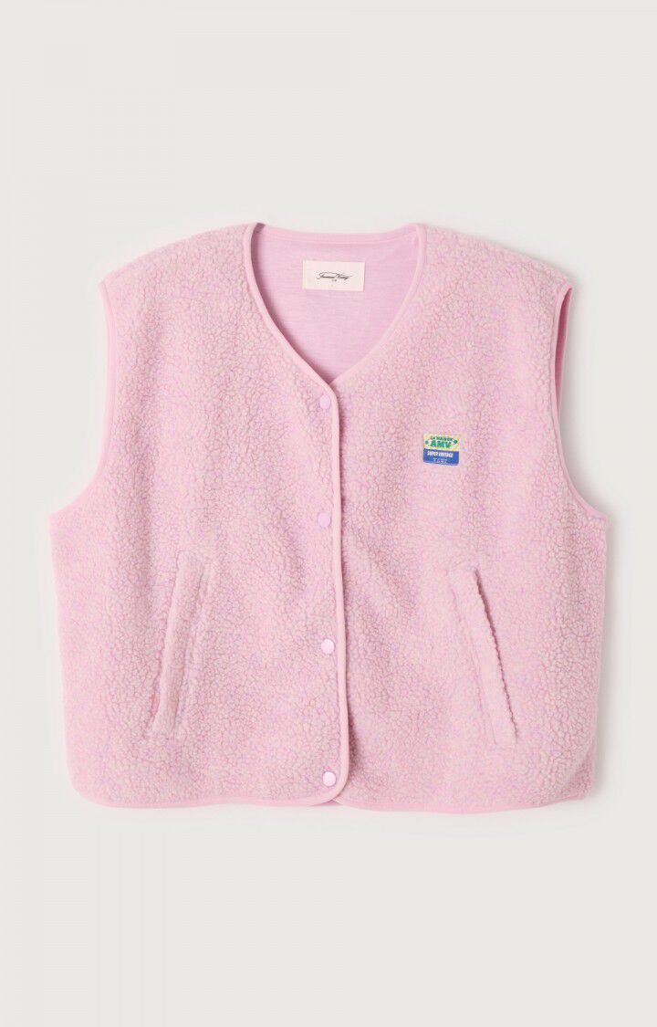 Hoktown pile vest - Pink