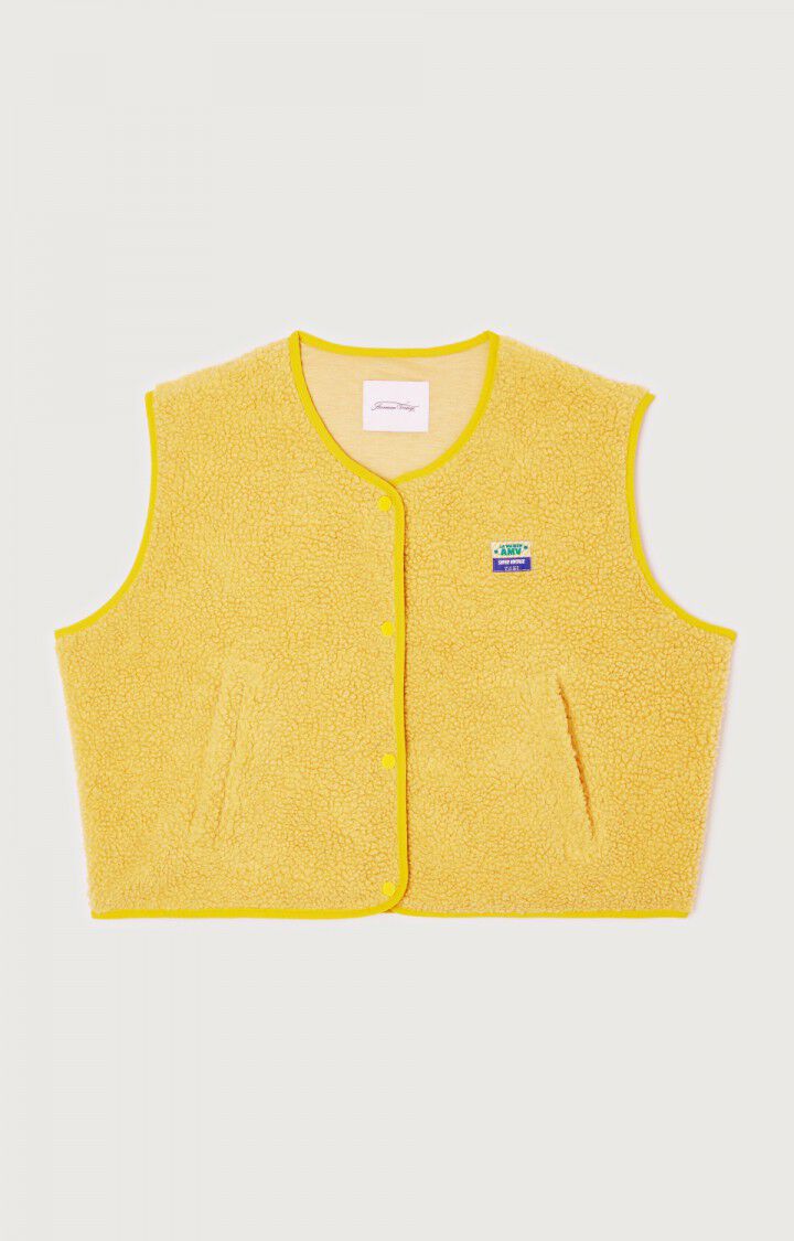 Hoktown pile vest - Citrine