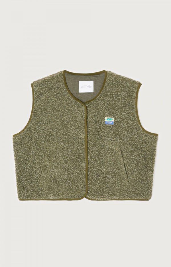 Hoktown pile vest - Varan melange