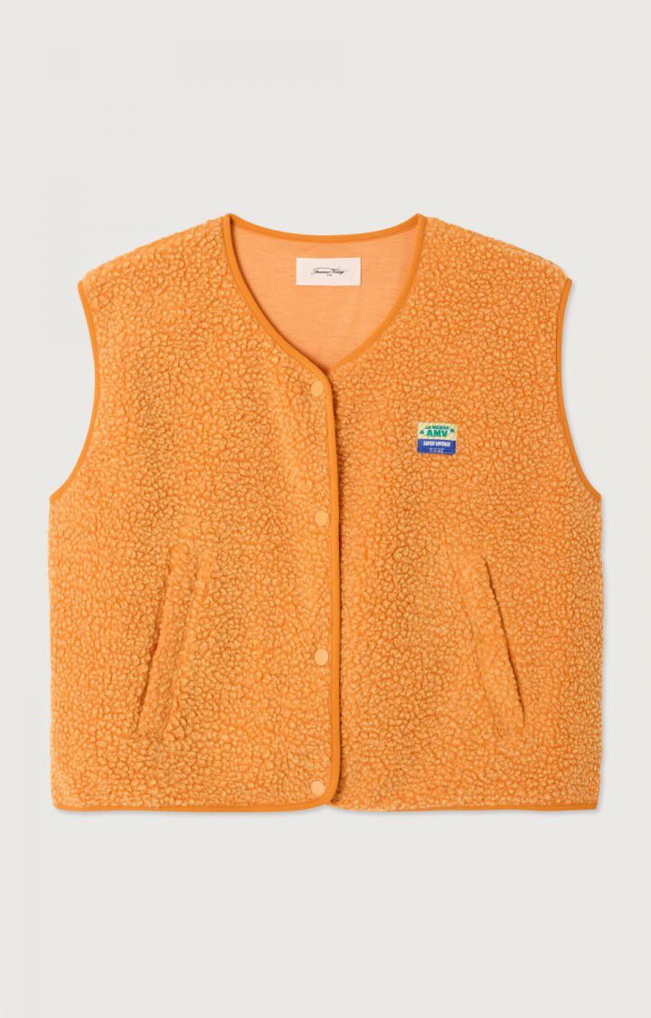 Hoktown pile vest - Nectarine