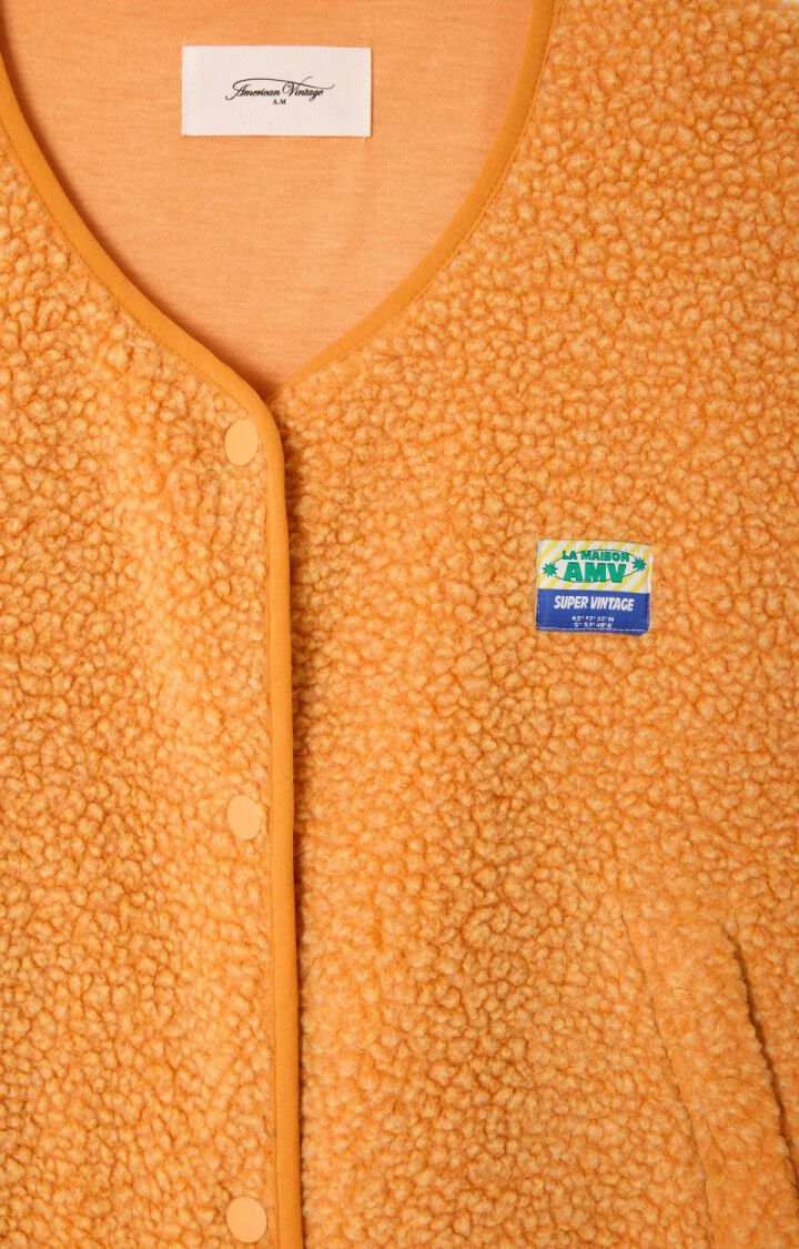 Hoktown pile vest - Nectarine