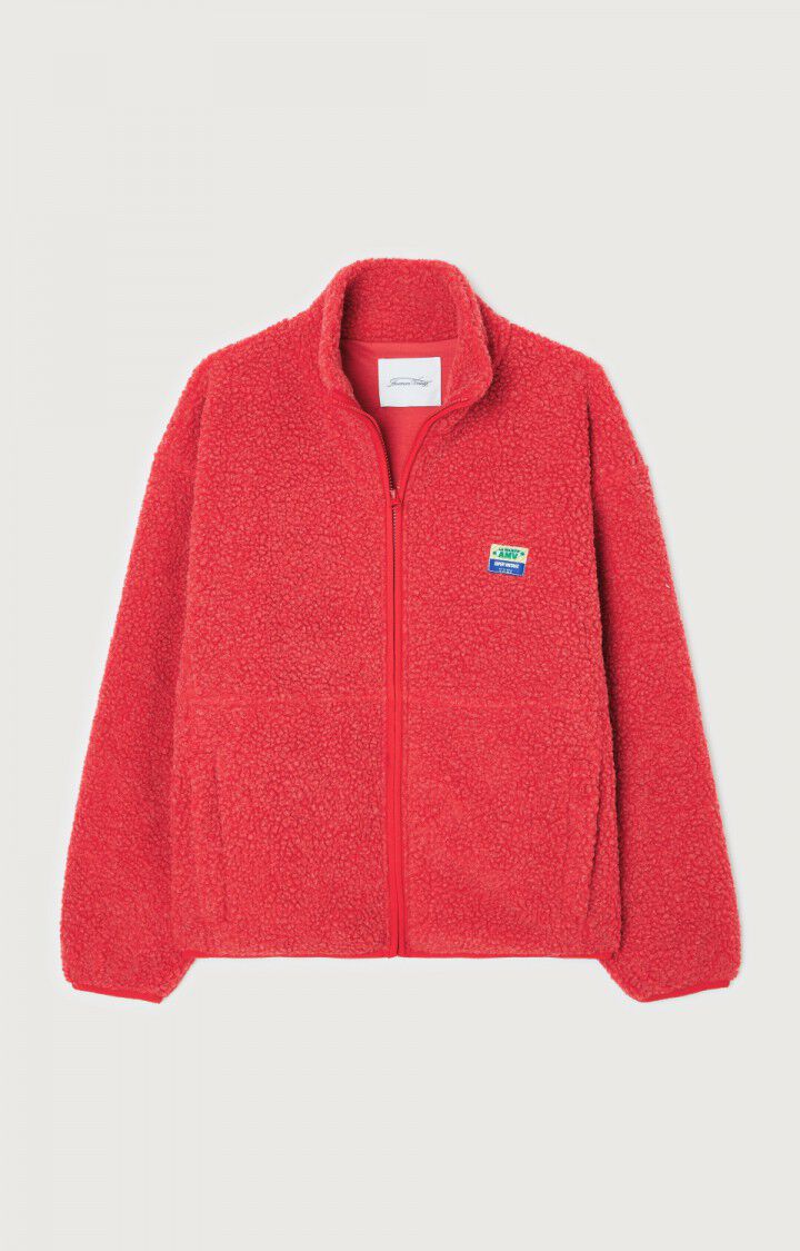 Hoktown pile jacket - Poppy melange