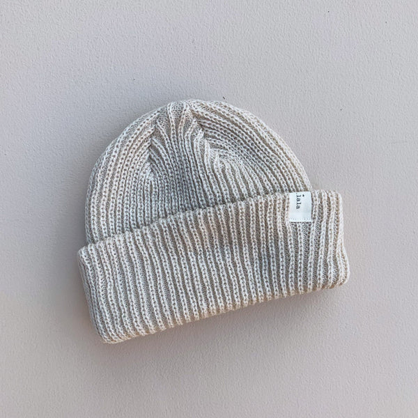 Lala rib beanie - Beige