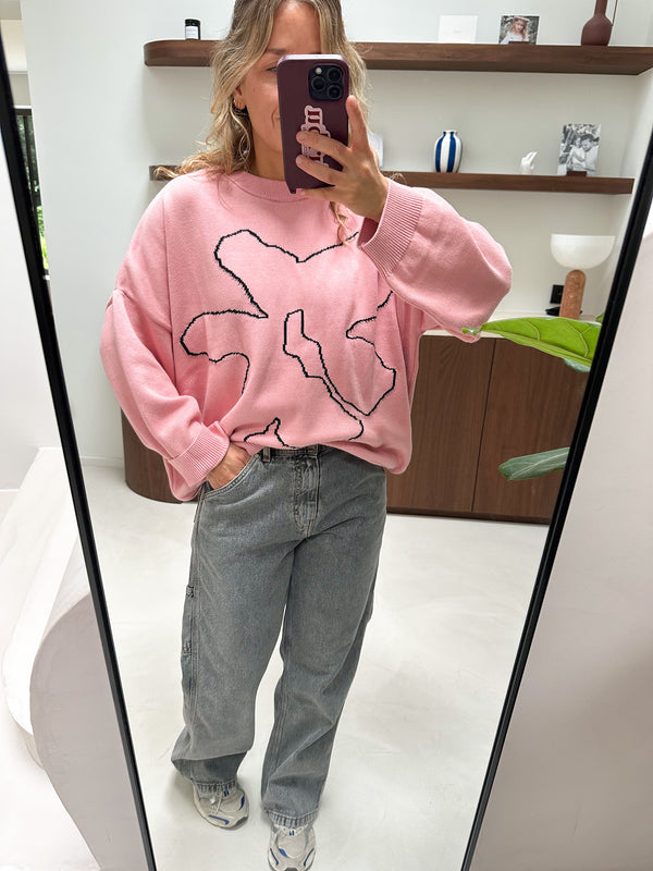 Betty knit sweater - pink