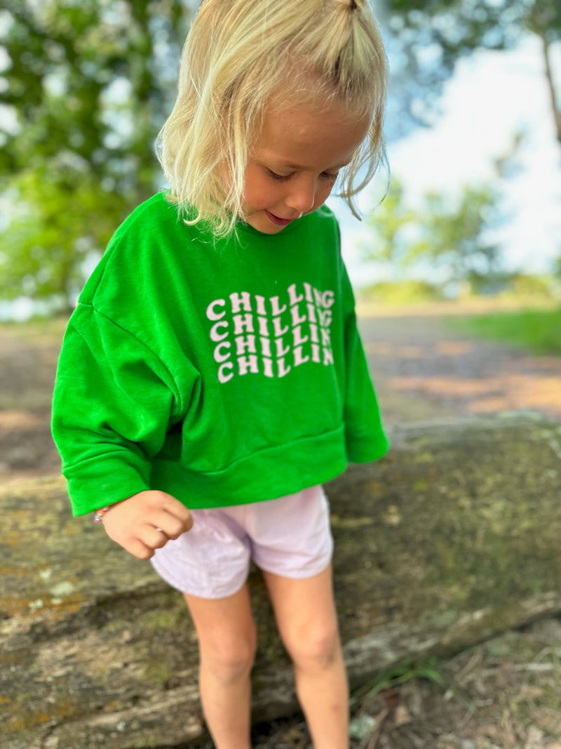 Chilling crop sweatshirt - Green