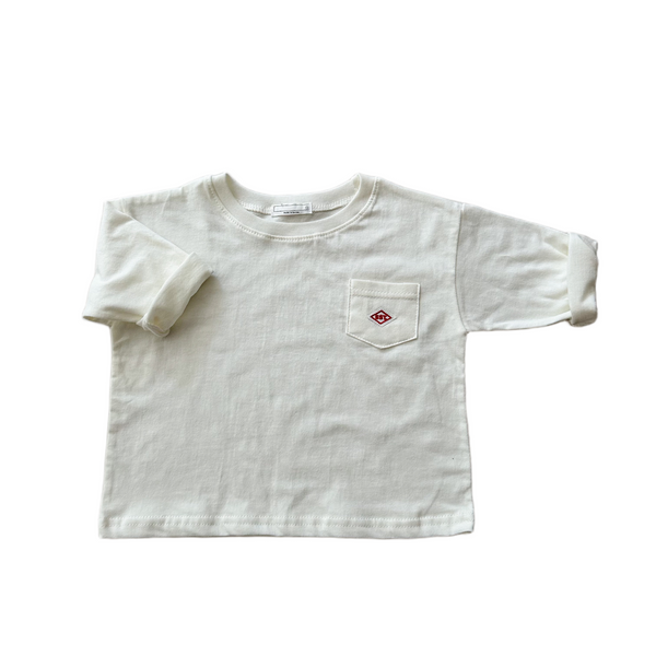 Bebe est pocket tee - Ivory