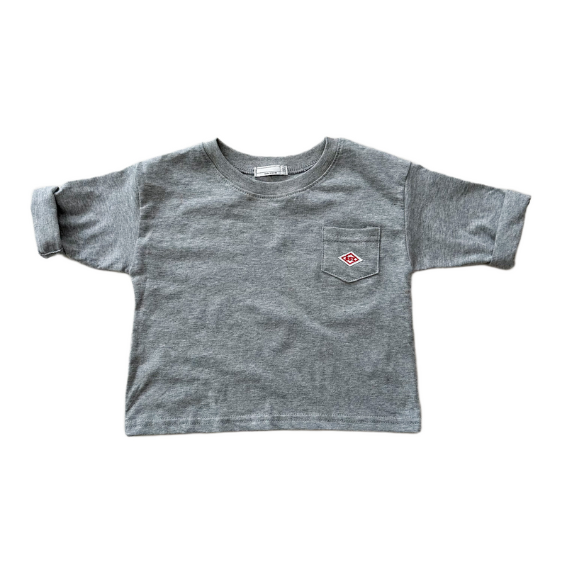 Bebe est pocket tee - Grey melange