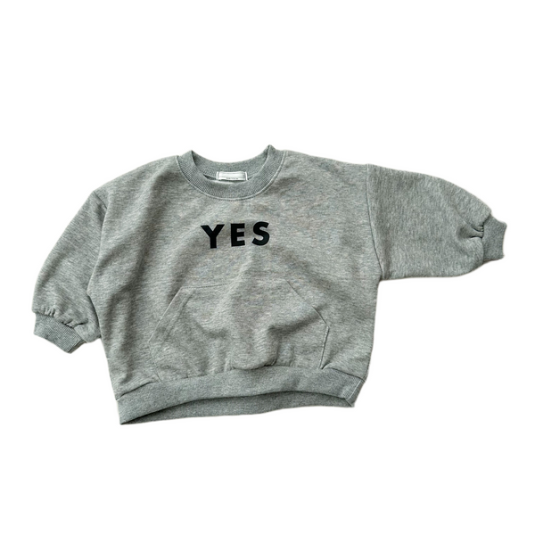 Bebe yes sweater - Grey melange