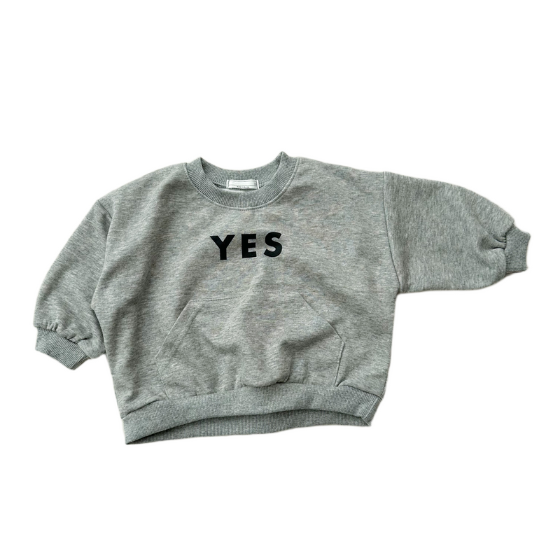 Bebe yes sweater - Grey melange