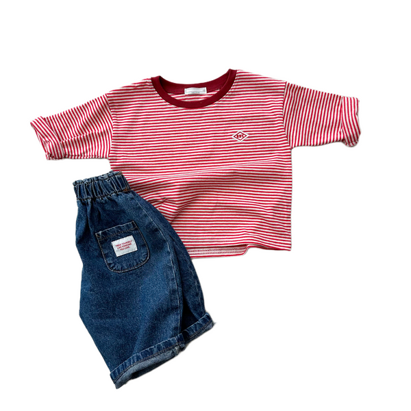Bebe denim with patch - Blue