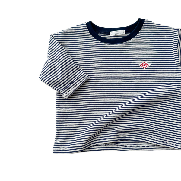 Bebe est pocket striped tee - Blue