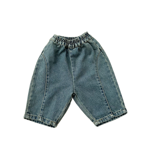 Bebe stitch denim pants - Blue
