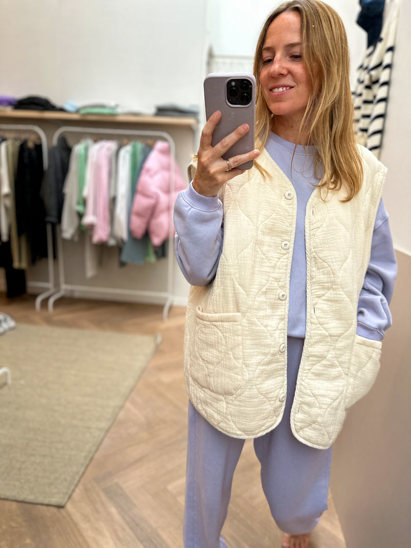 Bella vest - Cream