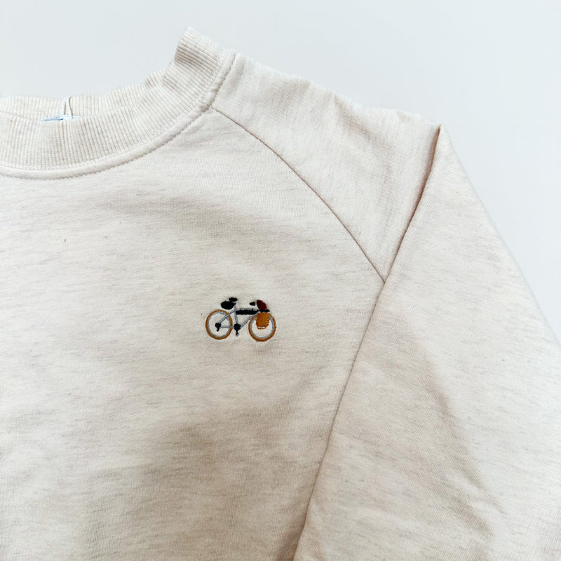 Bicycle sweatshirt - Oatmeal