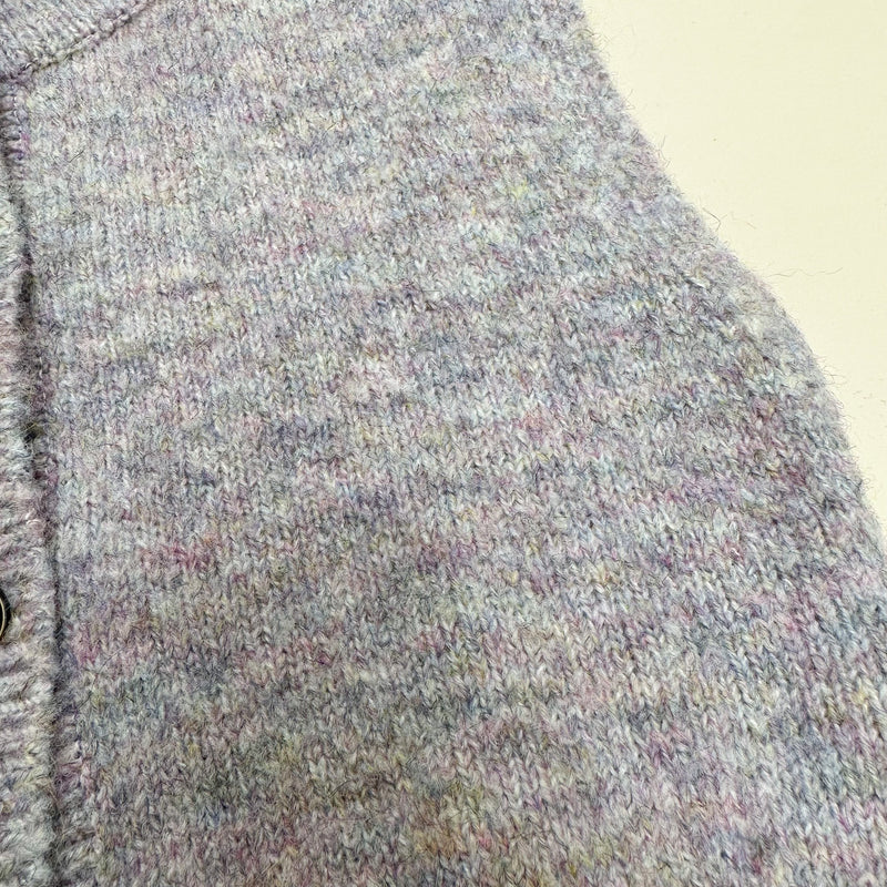 Musk wool mix vest - Lilac rainbow speckles