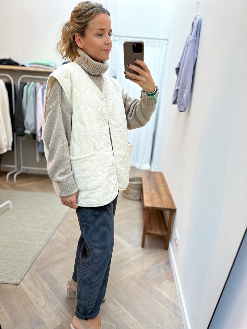 Bella vest - Cream