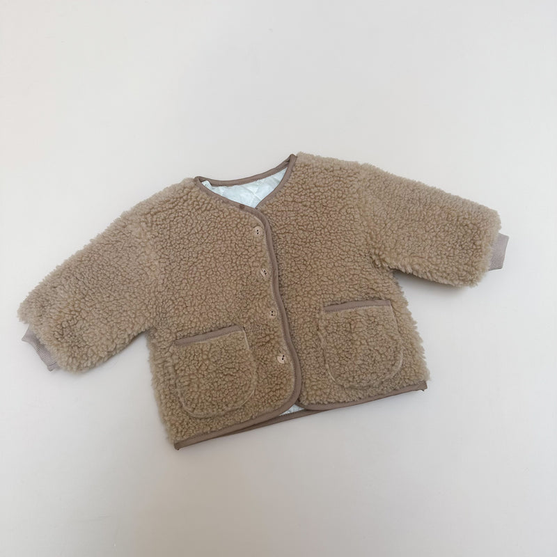 Bebe teddy pocket jacket - Beige