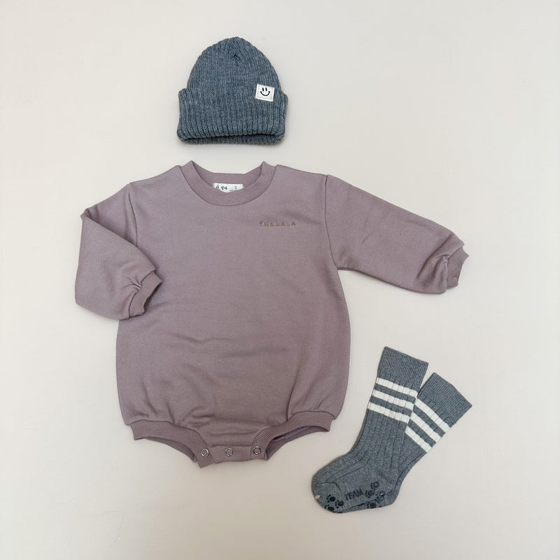 Lala sweater onesie - Dusty lilac