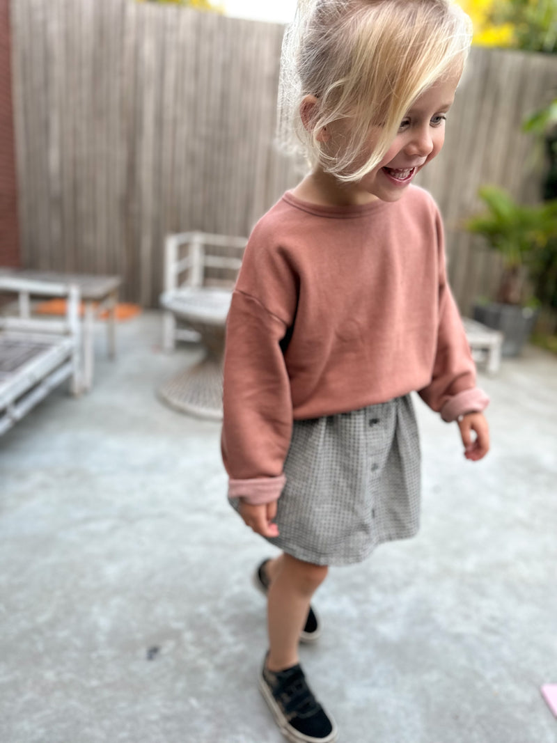 Bam bam sweater - Terracotta brick