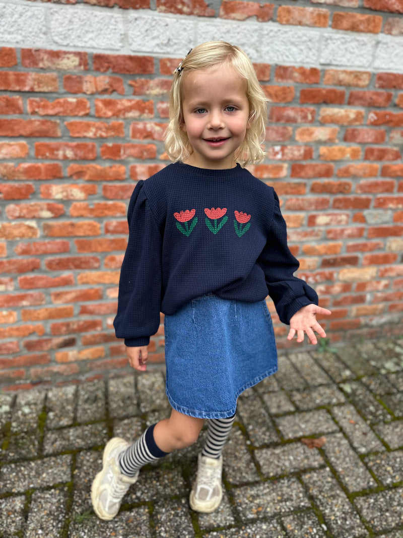 Eli knee socks - Navy