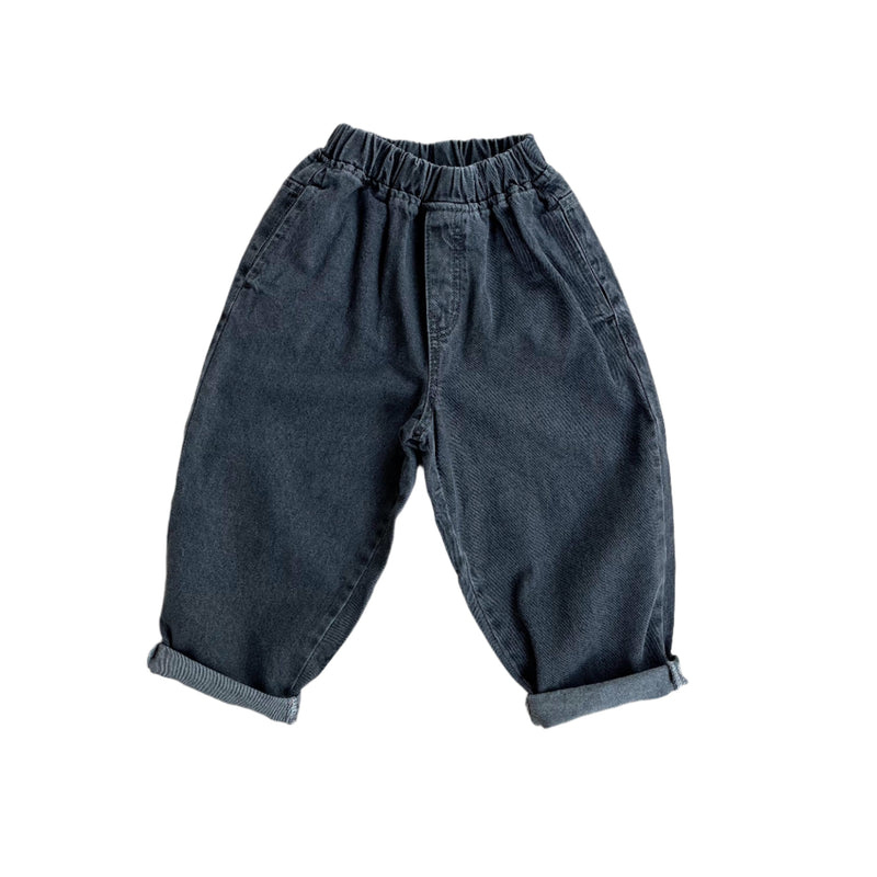 Léo baggy jeans - Dark grey washing