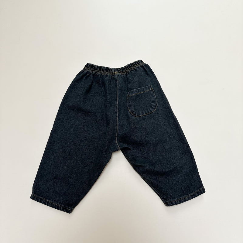 Comfy denim pants - Black denim