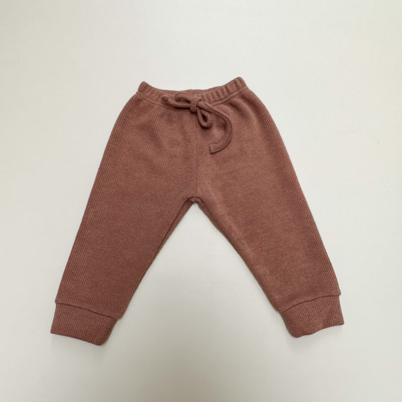 Pom pants - Brick brown