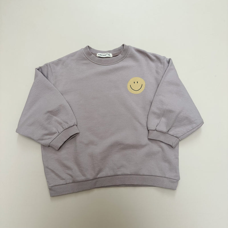 Smile sweatshirt - Dusty lilac
