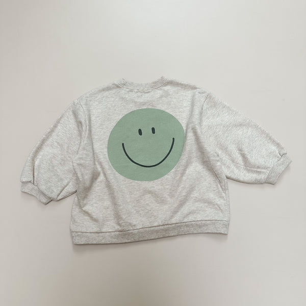 Smile sweatshirt - Oatmeal